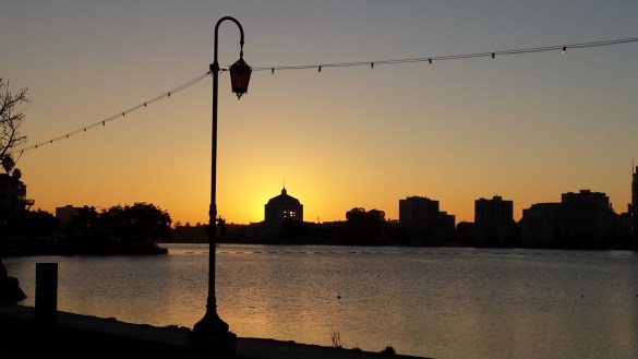 Peaceful Lake Merritt Sunset, Oakland, CA